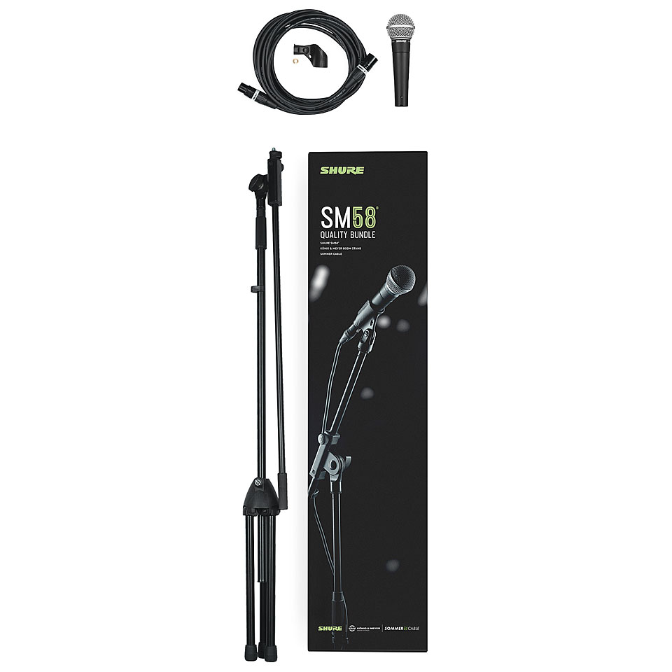 Shure SM58 Quality Bundle Vokalmikrofon von Shure