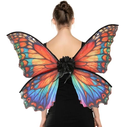 Feenflügel für Mädchen, Feenflügel für Mädchen – Schmetterlingskostüm – Feenflügel für Erwachsene und Mädchen, Schmetterlingskostüm, Schmetterlingsflügel, Cosplay für Halloween von Shurzzesj