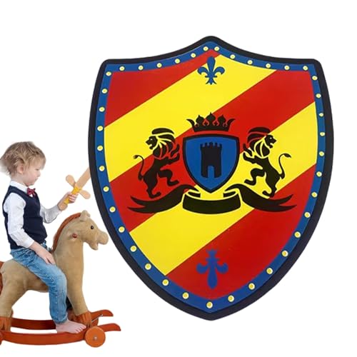 Shurzzesj Schaumstoffspielzeug-Schild, Schaumstoffschild-Waffenspielzeug,Mittelalterliche Polsterwaffen für Kinder | Tragbare Schaumstoffwaffen für Kostüm-Rollenspiele, vorgetäuschte Spielzeugwaffen von Shurzzesj