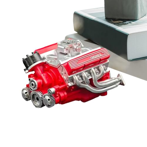 Shxupjn Motormodell | Motor-Figur – Kreative Kunstharz-Bastelarbeit, Schreibtisch-Ornament für Zuhause, Garage, Geburtstag, Bildung, Klassenzimmer, Werkstatt, Sammler, Arbeitsplatz von Shxupjn