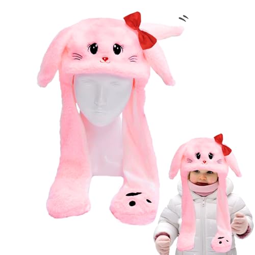 Shyllin Mütze mit Beweglichen Ohren, Hasenhut mit Beweglichen Ohren, Mütze für Jungen und Mütze mit Ohren, Hasenohren Hut geeignet für Kostümparty, Weihnachtsfeier, Karneval, Cosplay Shyllin Mütze mit Beweglichen Ohren, Hasenhut mit Beweglichen Ohren, Mütze für Jungen und Mütze mit Ohren, Hasenohren Hut geeignet für Kostümparty, Weihnachtsfeier, Karneval, Cosplay von Shyllin
