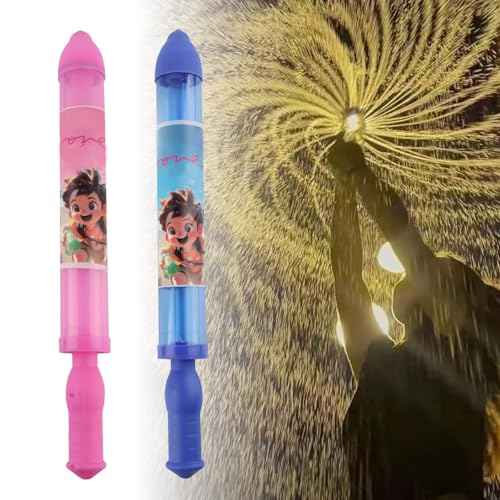 Shyllin Feuerwerk Wasserpistole Spielzeug, Romantische Feuerwerk Water Squirter, Wassersprühspielzeug, Wasserpistolen for Baden,Pool, Party, Strand und Spielplatz von Shyllin