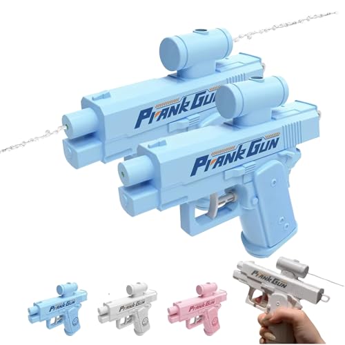 Prank Water Gun,Water Gun Prank,Can Spray from Front and Back (2, Blue) von SiQiYu