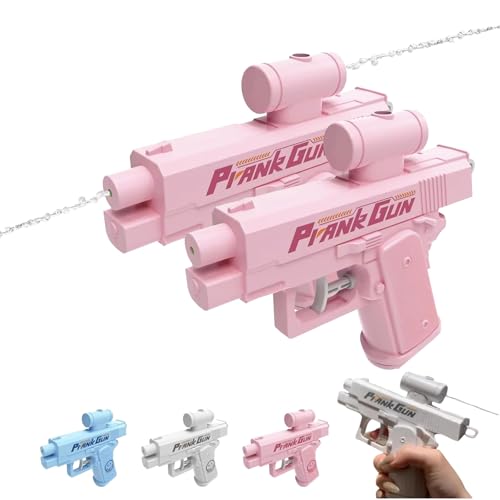 Prank Water Gun,Water Gun Prank,Can Spray from Front and Back (2, Pink) von SiQiYu