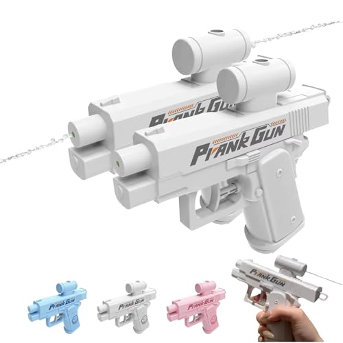 Prank Water Gun,Water Gun Prank,Can Spray from Front and Back (2, White) von SiQiYu