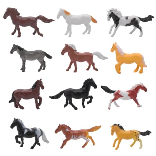 SiSfeL 12Pcs Pferde Tiere-Figuren Set, Mini Pferde Figuren, Realistisch Pferde Figur Set, Pferde Cake Toppers, Geschenk für Kinder, Pädagogisches Spielzeug, Geeignet als Heimdekoration SiSfeL 12Pcs Pferde Tiere-Figuren Set, Mini Pferde Figuren, Realistisch Pferde Figur Set, Pferde Cake Toppers, Geschenk für Kinder, Pädagogisches Spielzeug, Geeignet als Heimdekoration von SiSfeL