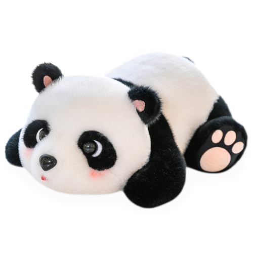 SiSfeL Panda Kuscheltier 25cm Panda Plüschtier Bär Stofftier Plüsch Lügender Panda Baby Plüschfigur Panda Weiche Panda Geschenk für Geburtstage von SiSfeL