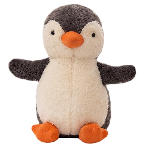 SiSfeL Pinguin Kuscheltier, Plüschtier Pinguin, Plüsch Pinguin, Stofftier Pinguin Weich, Flauschiger Stofftier zum Spielen & Kuscheln, Pinguin Gefülltes Kissen für Mädchen, Jungen, Babys, 21 cm von SiSfeL