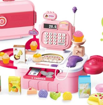 Elektronische Kasse Spielzeug (rosa) von Siairo