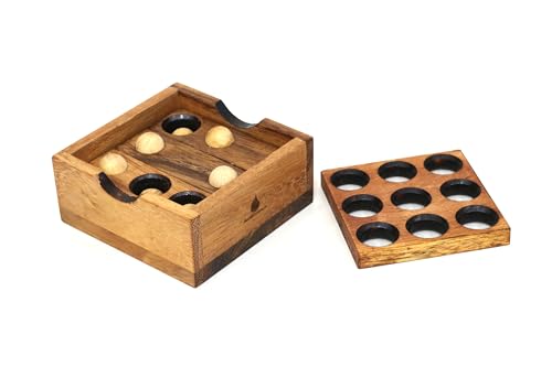 Gopher Holes: 3D Golf Puzzle - Denkspiel - Knobelspiel - Geduldspiel - Logikspiel Aus Holz 3D Holzpuzzle für Erwachsene with Free SM Gift Box (Pictured) von SiamMandalay