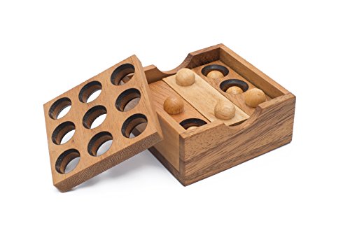 Gopher Holes: 3D Golf Puzzle - Denkspiel - Knobelspiel - Geduldspiel - Logikspiel Aus Holz 3D Holzpuzzle für Erwachsene with Free SM Gift Box (Pictured) von SiamMandalay