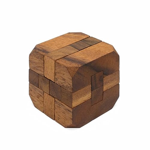 Hidden Passage: 3D Puzzle Holzpuzzle für Erwachsene - Denkspiel - Knobelspiel - Geduldspiel - Logikspiel 3D Holzpuzzle von SiamMandalay with Free SM Gift Box (Pictured) von SiamMandalay