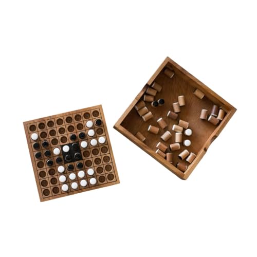 SiamMandalay Flip It: Mini-Version von Go (Chinesisches Spiel) Traditionelles Tischspiel in Reisegröße für Erwachsene mit SM-Geschenkbox von SiamMandalay