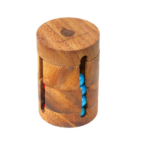 Spinning Drum: knobelspiele für Erwachsene holzspiele für für Kinder ab 12 Dreh-Puzzle - Kugelpuzzle - Denkspiel - Knobelspiel - Geduldspiel - Logikspiel aus Holz Spinning Drum: knobelspiele für Erwachsene holzspiele für für Kinder ab 12 Dreh-Puzzle - Kugelpuzzle - Denkspiel - Knobelspiel - Geduldspiel - Logikspiel aus Holz von SiamMandalay
