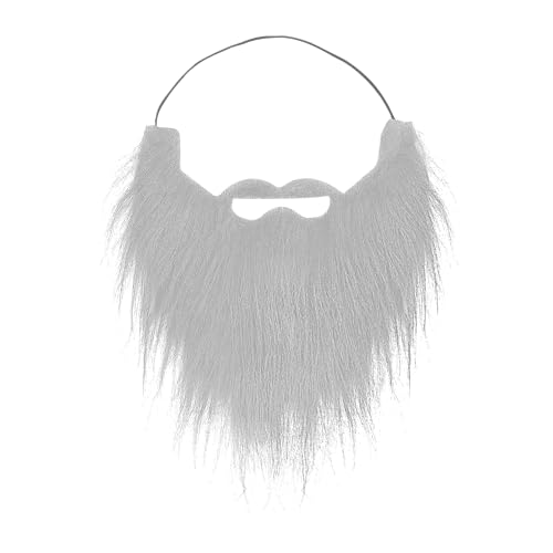 Sibba 1 x künstlicher Bart, künstliche Schnurrbärte, lustig, selbstklebend, Schnurrbart, Festival, Party, Kostüm und Weihnachtsbedarf, Dekoration, Maskerade, Party (grau) von Sibba
