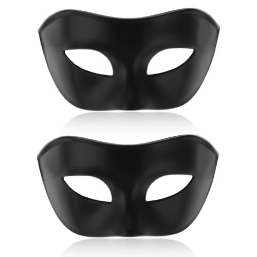 Sibba 2x Venezianische Maske Herren Maskerade Schwarze Masken Maskenball Retro Augenmaske Halloween Maskerade Kostüm Maske Fasching Verkleidun Frauen Masquerade Venezianischen Mask Mardi Gras Cosplay Sibba 2x Venezianische Maske Herren Maskerade Schwarze Masken Maskenball Retro Augenmaske Halloween Maskerade Kostüm Maske Fasching Verkleidun Frauen Masquerade Venezianischen Mask Mardi Gras Cosplay von Sibba