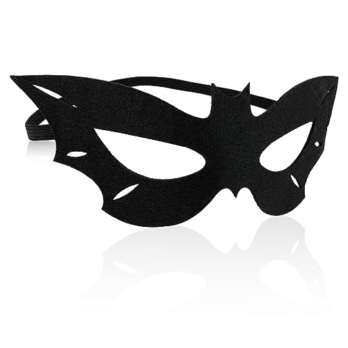 Sibba Fledermausmaske Halloween-Kostümmaske Halbes Gesicht Venezianische Maske Fledermaus Augenmaske für Maskerade Venedig Karneval Party Kostümball Klassische Vintage Cosplay Masken für Herren Damen Sibba Fledermausmaske Halloween-Kostümmaske Halbes Gesicht Venezianische Maske Fledermaus Augenmaske für Maskerade Venedig Karneval Party Kostümball Klassische Vintage Cosplay Masken für Herren Damen von Sibba