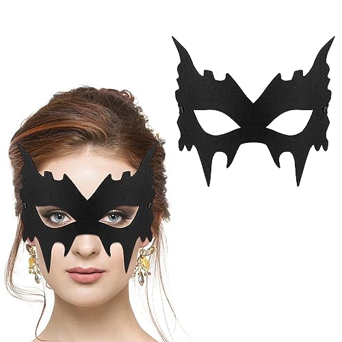 Sibba Halloween Kostüm Maske Schwarze Augenmaske Cosplay Halbgesichtsmaske Anzieh Kostüm Party Zubehör für Erwachsene Kinder Sibba Halloween Kostüm Maske Schwarze Augenmaske Cosplay Halbgesichtsmaske Anzieh Kostüm Party Zubehör für Erwachsene Kinder von Sibba