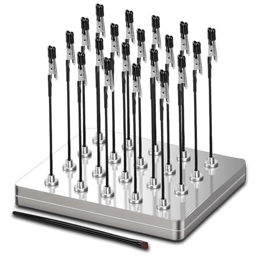 Siblaies Modellbau zubehör, 20 x Farben Standfuß, 1 Bürste und 1 Eisenbox als Basis. Flexibler Dritte Hand mit Krokodilklemmen und Magnetfuß. Ideal für Modellierung und Platinenhalter Siblaies Modellbau zubehör, 20 x Farben Standfuß, 1 Bürste und 1 Eisenbox als Basis. Flexibler Dritte Hand mit Krokodilklemmen und Magnetfuß. Ideal für Modellierung und Platinenhalter von Siblaies