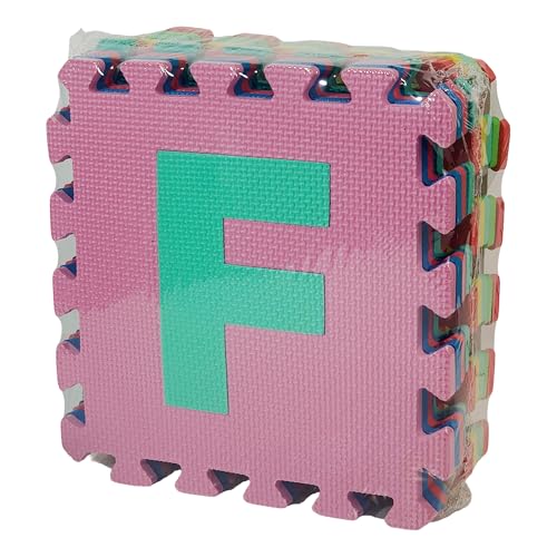 Sicignano | Weicher Puzzleteppich für Kinder, 10 Stück, mit bunten Buchstaben, 29,5 x 29,5 cm – sicheres Lernspiel aus synthetischem Schaumstoff für Spielzimmer, Spielzimmer, Kindergarten und Sicignano | Weicher Puzzleteppich für Kinder, 10 Stück, mit bunten Buchstaben, 29,5 x 29,5 cm – sicheres Lernspiel aus synthetischem Schaumstoff für Spielzimmer, Spielzimmer, Kindergarten und von Sicignano Casalinghi Ingrosso Casalinghi Arredo Giardino Hotellerie