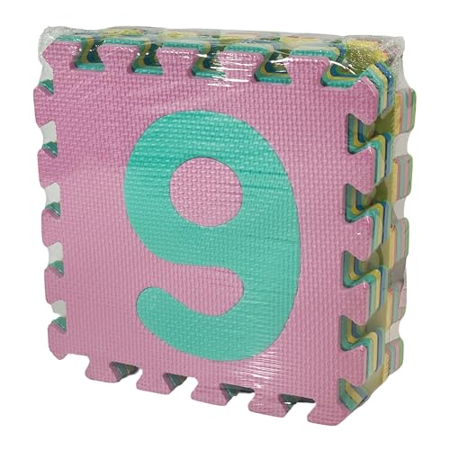 Sicignano | Weicher Puzzleteppich für Kinder, 10 Stück, mit bunten Zahlen, 29,5 x 29,5 cm – sicheres Lernspiel aus synthetischem Schaumstoff für Spielzimmer, Spielzimmer, Kindergarten und Kinderzimmer Sicignano | Weicher Puzzleteppich für Kinder, 10 Stück, mit bunten Zahlen, 29,5 x 29,5 cm – sicheres Lernspiel aus synthetischem Schaumstoff für Spielzimmer, Spielzimmer, Kindergarten und Kinderzimmer von Sicignano Casalinghi Ingrosso Casalinghi Arredo Giardino Hotellerie