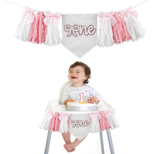 Party-Dekoration für den ersten Geburtstag, Schleife, 1. Geburtstag, Hut, Hochstuhl, Banner, Kuchendekoration, Dekoration für Prinzessinnen, Fee, Foto-Requisiten, Party-Dekoration Party-Dekoration für den ersten Geburtstag, Schleife, 1. Geburtstag, Hut, Hochstuhl, Banner, Kuchendekoration, Dekoration für Prinzessinnen, Fee, Foto-Requisiten, Party-Dekoration von SicoVision