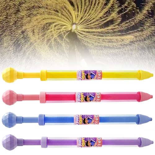 4 Stück Feuerwerks Wasserpistole Wasserpistolen Romantische Feuerwerks Wasserpistole Spritzpistolen Waters Fun Pool Spielzeug-wasserpistole for Strand und Spielplatz (Typ-D) von Siebkorb