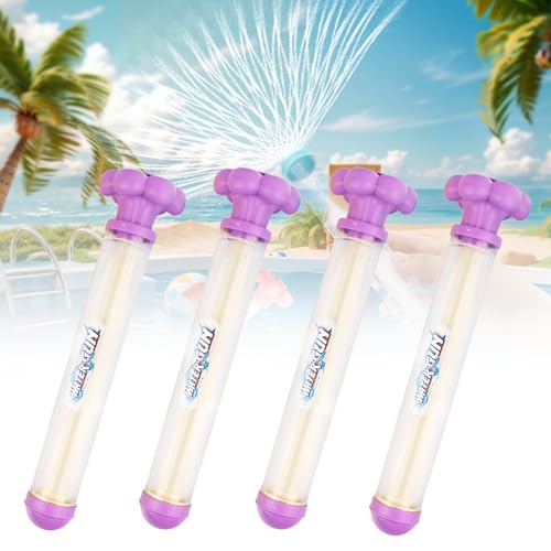 Feuerwerks Wasserpistole, 4 Stück Feuerwerks WassersprüHspielzeug Romantische Im Feuerwerksstil, für Wasserspiele Kinder Outdoor, Konzerte, Pool, Strand, Sommer, Partyspiele Im Freien von Siebkorb