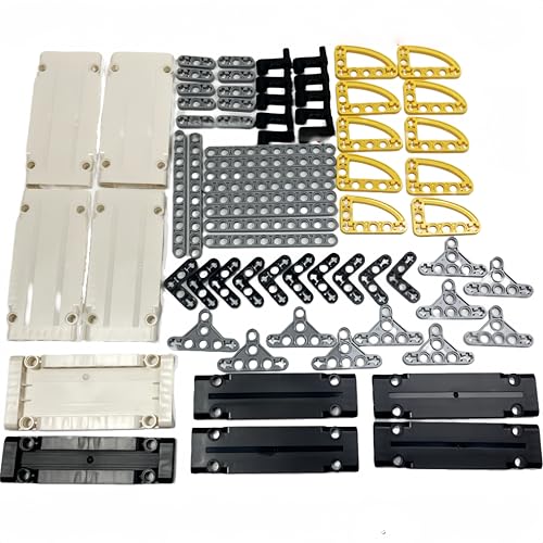 Siellmy Technik Ersatzteile Set, 70 Stück Technik Beam Thin Löcher Ziegel Balken Achsen Technic Klemmbausteine Achse und Achse Teile Steine Bausteine Bausatz 32250 2905 Siellmy Technik Ersatzteile Set, 70 Stück Technik Beam Thin Löcher Ziegel Balken Achsen Technic Klemmbausteine Achse und Achse Teile Steine Bausteine Bausatz 32250 2905 von Siellmy