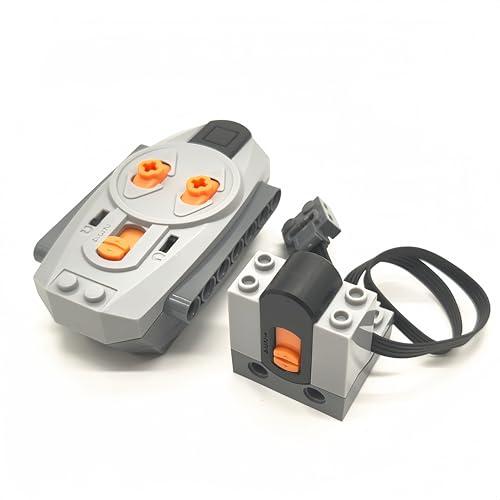 Siellmy Technik Power Functions Set für Technic Autos, Technik 2.4G Fernbedienung Empfänger Motor Kompatibel mit Lego Technic 8885 8884 Siellmy Technik Power Functions Set für Technic Autos, Technik 2.4G Fernbedienung Empfänger Motor Kompatibel mit Lego Technic 8885 8884 von Siellmy