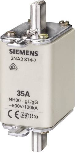 Siemens 3NA38227 NH-Sicherung Sicherungsgröße = 00 63A 500 V/AC, 250 V/AC 3St. von Siemens