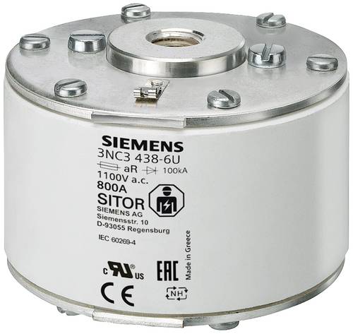 Siemens 3NC34306U Sicherungseinsatz Sicherungsgröße = 3 315A 1250V 3St. von Siemens