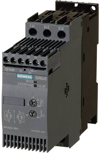 Siemens 3RW3013-1BB14 3RW30131BB14 Sanftstarter Motorleistung bei 400V 1.5kW Motorleistung bei 230V von Siemens