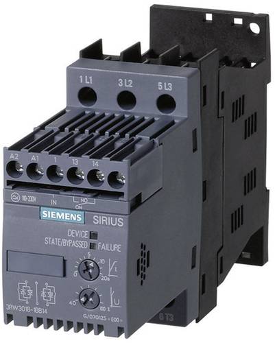 Siemens 3RW3014-1BB14 3RW30141BB14 Sanftstarter Motorleistung bei 400V 3.0kW Motorleistung bei 230V von Siemens