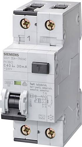 Siemens 5SU11546KK16 FI-Schutzschalter/Leitungsschutzschalter 2polig 16A 0.01A 230V von Siemens