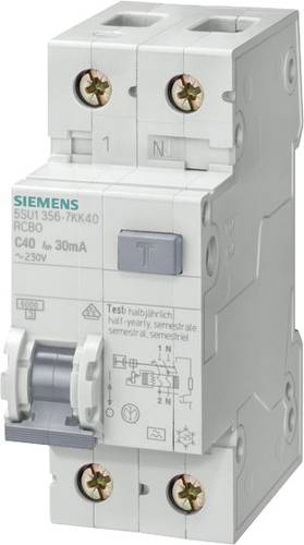 Siemens 5SU1356-6KK16 FI-Schutzschalter/Leitungsschutzschalter 2polig 16A 0.03A 230V von Siemens