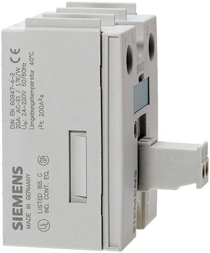 Siemens Halbleiterrelais 3RF20301AA22 30A Schaltspannung (max.): 230 V/AC Nullspannungsschaltend 1St von Siemens