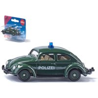 Siku 1560 - VW Käfer Polizei, dunkelgrün, 78x28x29mm von Sieper GmbH