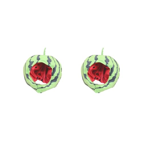 Siepificius 2er-Set Wassermelonenhut, Obst, Kopfbedeckung, Kopfbedeckung, langlebig, für Weihnachten Siepificius 2er-Set Wassermelonenhut, Obst, Kopfbedeckung, Kopfbedeckung, langlebig, für Weihnachten von Siepificius