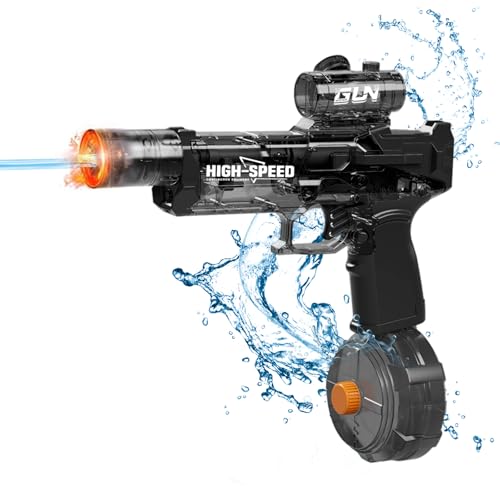 2025 Neue elektrische Wasserpistole mit realistischen Flammenlichteffekten simuliertem Rückstoß, wiederaufladbare automatische Wasserpistole Sommerpool Wasserspielzeug für Kinder, Erwachsene 2025 Neue elektrische Wasserpistole mit realistischen Flammenlichteffekten simuliertem Rückstoß, wiederaufladbare automatische Wasserpistole Sommerpool Wasserspielzeug für Kinder, Erwachsene von Siereolly
