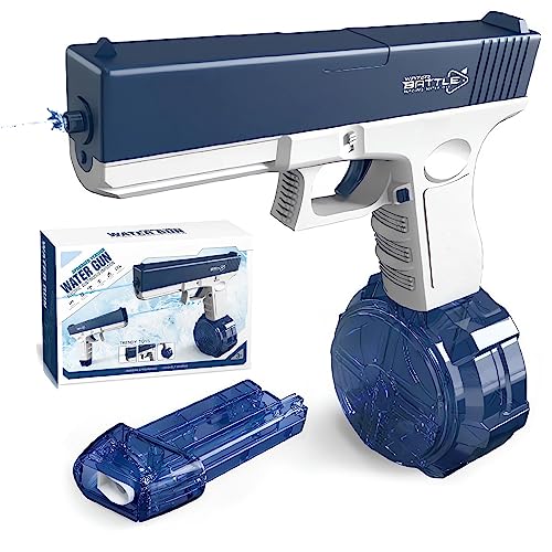 Wasserpistole Elektrisch Automatische Burst Wasserspritzpistolen Wasserpistole Mit Großer Reichweite Wasserpistole Spielzeug für Erwachsene Kinder Sommer Draussen Pool Strand Party Langstrecken von Siereolly
