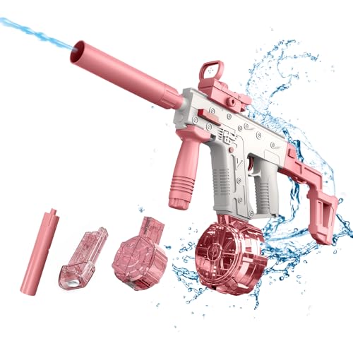 Siereolly Wasserpistole Elektrisch für Erwachsene und Kinder,Automatische Wasserpistole Mit Großer Reichweite,Wasserpistolen Wasserspritzpistolen Große Kapazität Sommer Spielzeug Siereolly Wasserpistole Elektrisch für Erwachsene und Kinder,Automatische Wasserpistole Mit Großer Reichweite,Wasserpistolen Wasserspritzpistolen Große Kapazität Sommer Spielzeug von Siereolly