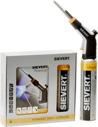 Sievert PowerJet Ultra Set Lötlampe 2100°C inkl. Gasflasche von Sievert