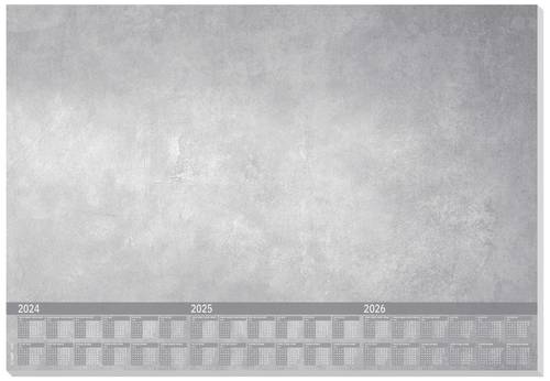 Sigel HO302 Schreibunterlage Just Concrete 3-Jahreskalender Grau (B x H) 59.5cm x 41cm von Sigel