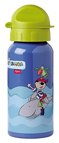 SIGIKID 24483 Trinkflasche Sammy Samoa Mädchen und Jungen Kinder-Flasche empfohlen ab 3 Jahren blau/grün 400ml von Sigikid