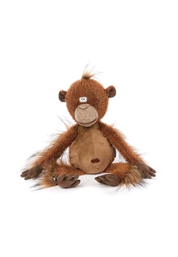 SIGIKID 38741 Mon Key Beasts Town Kinder und Erwachsene Kuscheltier empfohlen ab 3 Jahren braun, 14 x 14 cm, h 40 cm von Sigikid