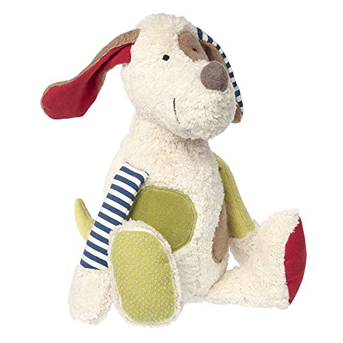 SIGIKID 38764 Kuscheltier Hund Green Mädchen und Jungen Babyspielzeug empfohlen ab Geburt mehrfarbig von Sigikid