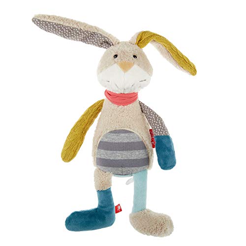 SIGIKID 39290 Hase Patchwork Sweety Mädchen und Jungen Kuscheltier empfohlen ab Geburt beige/blau, 11 x 9 x 31 SIGIKID 39290 Hase Patchwork Sweety Mädchen und Jungen Kuscheltier empfohlen ab Geburt beige/blau, 11 x 9 x 31 von Sigikid