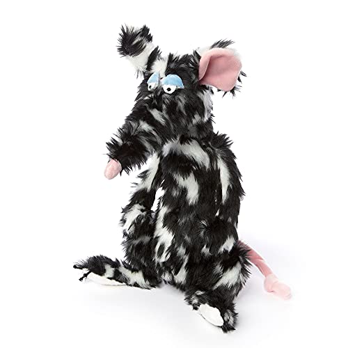 SIGIKID 39609 Schiggi Miggi BeastsTown Ratte für Mädchen Jungen und Erwachsene Kuscheltier empfohlen ab 3 Jahren Schwarz-Weiß/Ratte von Sigikid