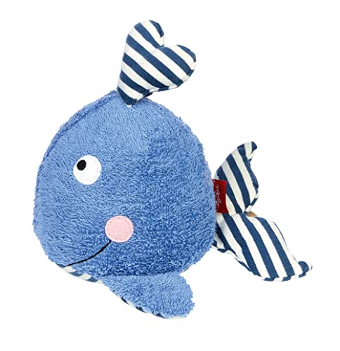SIGIKID 39661 Badewannenspielzeug Wal, Stofftier für die Badewanne: Spiel & Spaß im Wasser beim Baden, für Kinder ab 12 Monaten, Blau/Wal 17x18 cm SIGIKID 39661 Badewannenspielzeug Wal, Stofftier für die Badewanne: Spiel & Spaß im Wasser beim Baden, für Kinder ab 12 Monaten, Blau/Wal 17x18 cm von Sigikid
